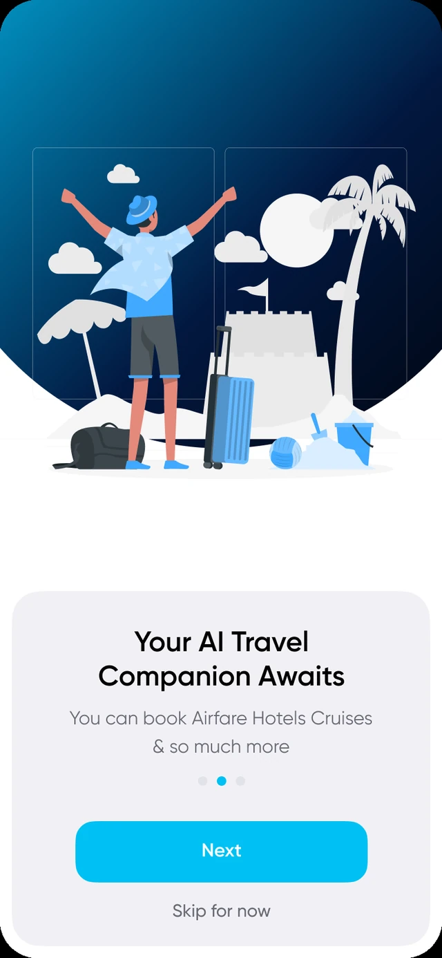ZipTrip — Onboarding &mdash; book everything