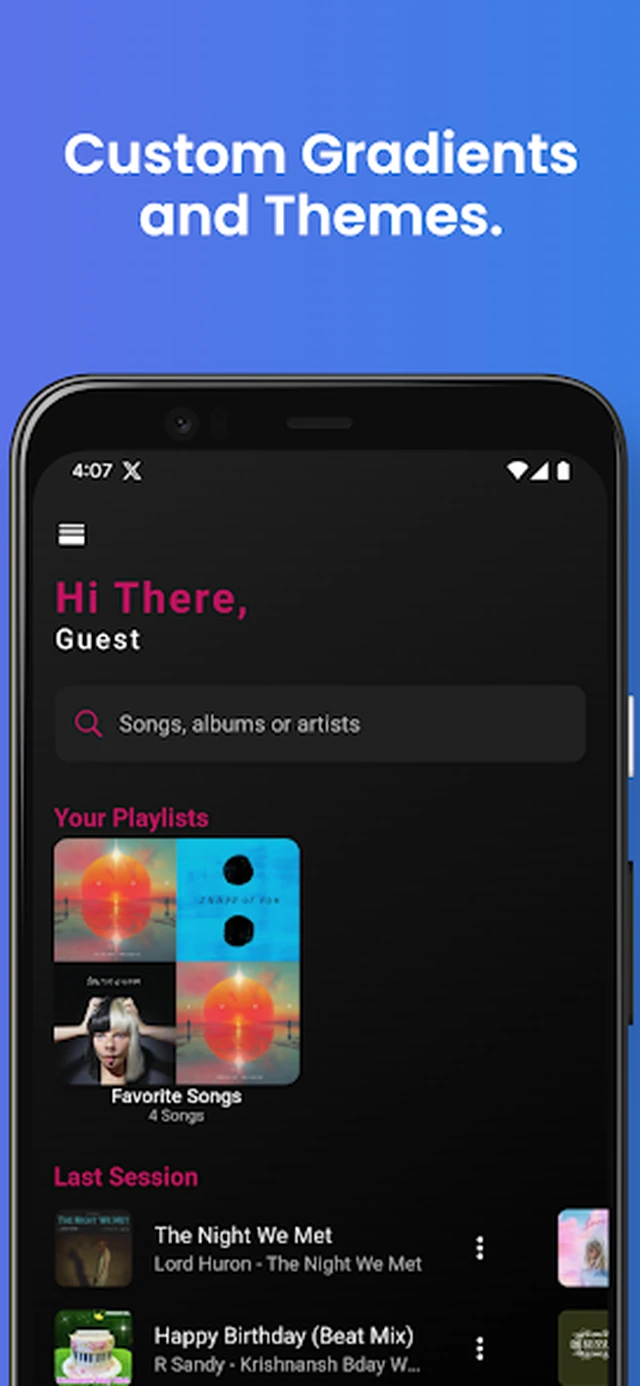 Joytify — Custom gradients & themes