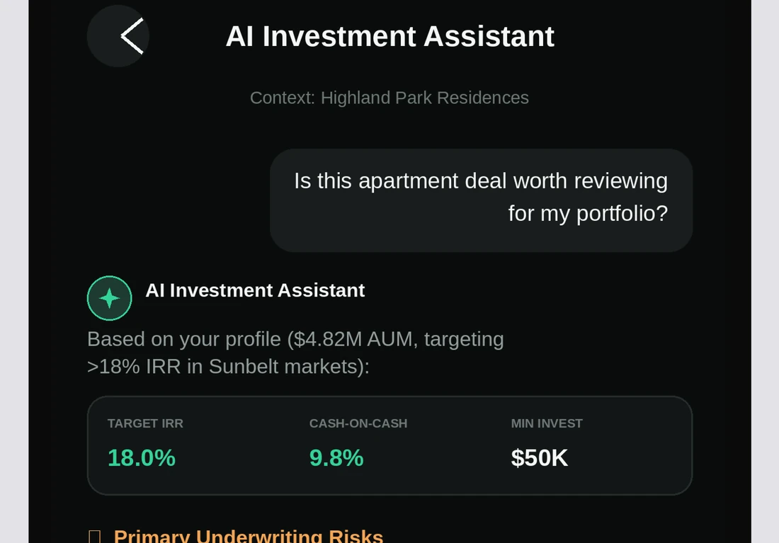 AI Investment Assistant