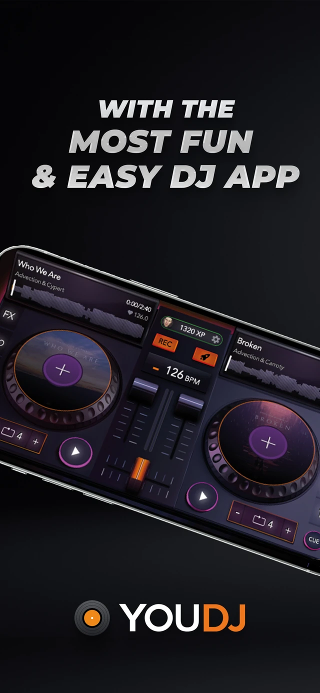 YouDJ Mixer — The most fun & easy DJ app