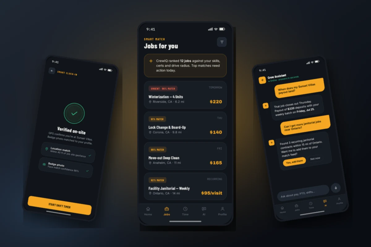 CrewIQ — AI-Powered Workforce App