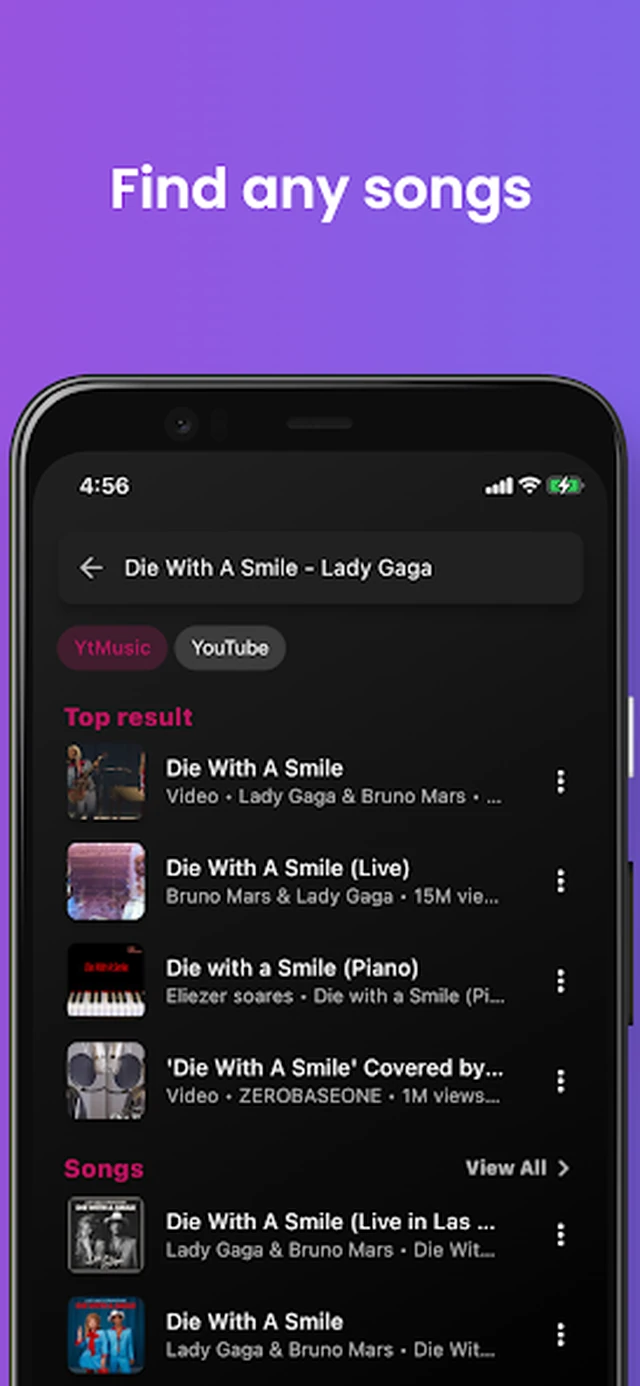 Joytify — Find any song, instantly